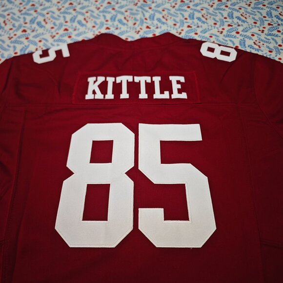 Nike San Francisco 49ers Kittle Player Red Jersey No. 85 - Picture 6 of 7